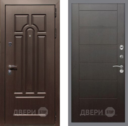 Входная металлическая Дверь Рекс (REX) Эврика Сити Венге в Наро-Фоминске