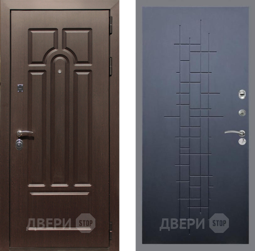 Входная металлическая Дверь Рекс (REX) Эврика FL-289 Ясень черный в Наро-Фоминске