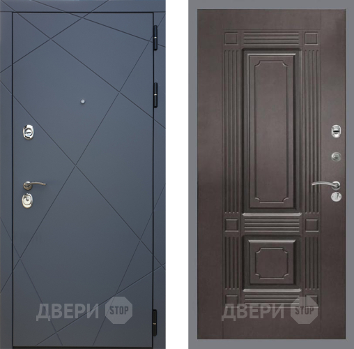 Входная металлическая Дверь Рекс (REX) 13 Силк Титан FL-2 Венге в Наро-Фоминске