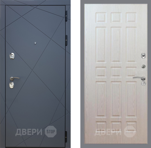 Дверь Рекс (REX) 13 Силк Титан FL-33 Беленый дуб в Наро-Фоминске