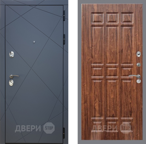 Дверь Рекс (REX) 13 Силк Титан FL-33 орех тисненый в Наро-Фоминске