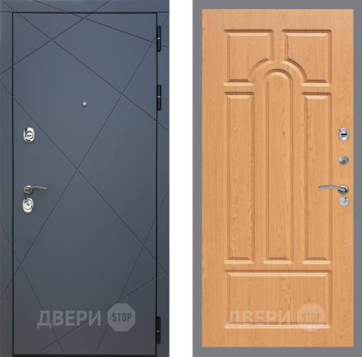 Входная металлическая Дверь Рекс (REX) 13 Силк Титан FL-58 Дуб в Наро-Фоминске