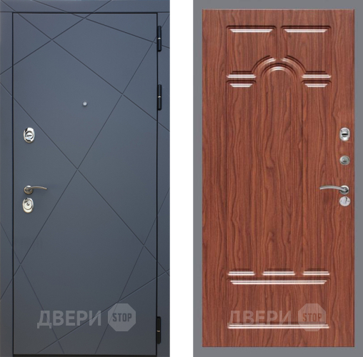 Дверь Рекс (REX) 13 Силк Титан FL-58 орех тисненый в Наро-Фоминске