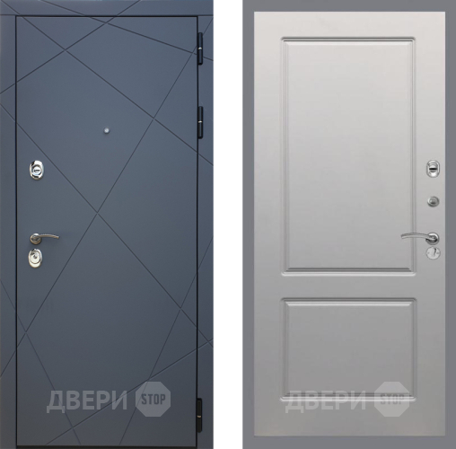 Дверь Рекс (REX) 13 Силк Титан FL-117 Грей софт в Наро-Фоминске