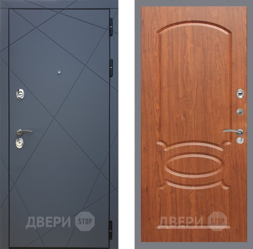 Входная металлическая Дверь Рекс (REX) 13 Силк Титан FL-128 Морёная берёза в Наро-Фоминске