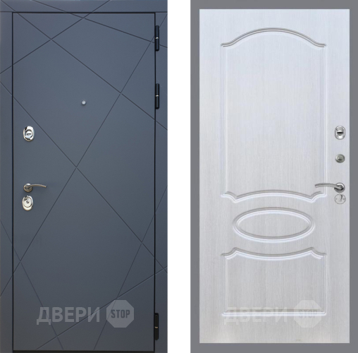 Входная металлическая Дверь Рекс (REX) 13 Силк Титан FL-128 Лиственница беж в Наро-Фоминске