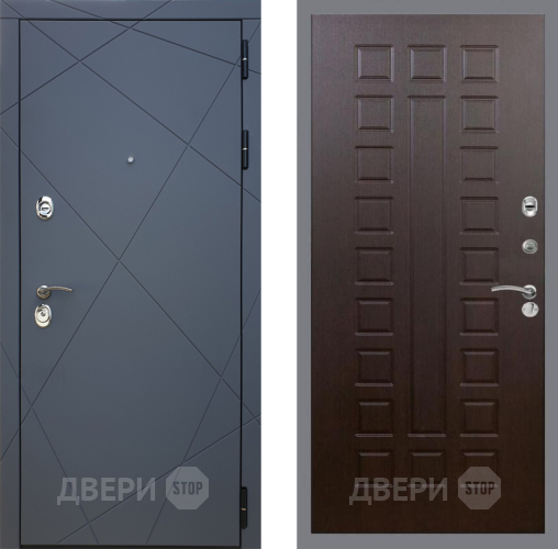 Входная металлическая Дверь Рекс (REX) 13 Силк Титан FL-183 Венге в Наро-Фоминске