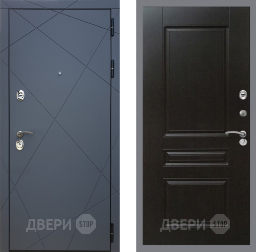 Входная металлическая Дверь Рекс (REX) 13 Силк Титан FL-243 Венге в Наро-Фоминске