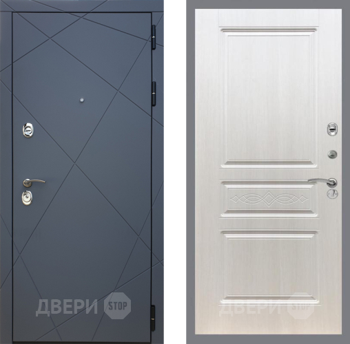 Входная металлическая Дверь Рекс (REX) 13 Силк Титан FL-243 Лиственница беж в Наро-Фоминске