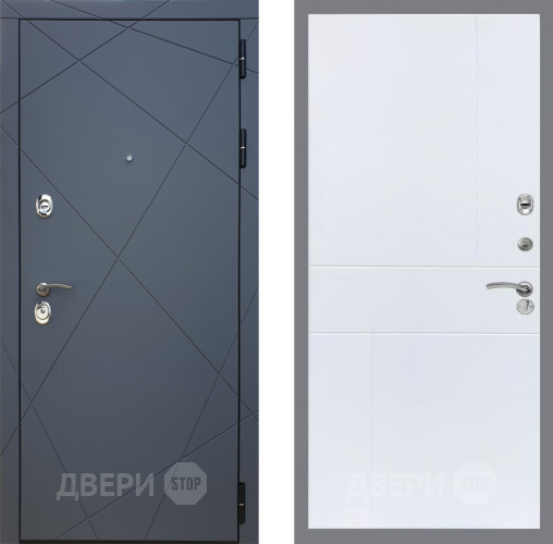 Входная металлическая Дверь Рекс (REX) 13 Силк Титан FL-290 Силк Сноу в Наро-Фоминске