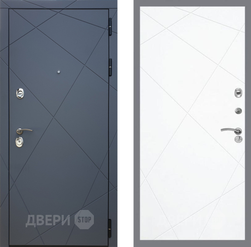Входная металлическая Дверь Рекс (REX) 13 Силк Титан FL-291 Силк Сноу в Наро-Фоминске