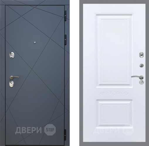 Входная металлическая Дверь Рекс (REX) 13 Силк Титан Смальта Силк Сноу в Наро-Фоминске