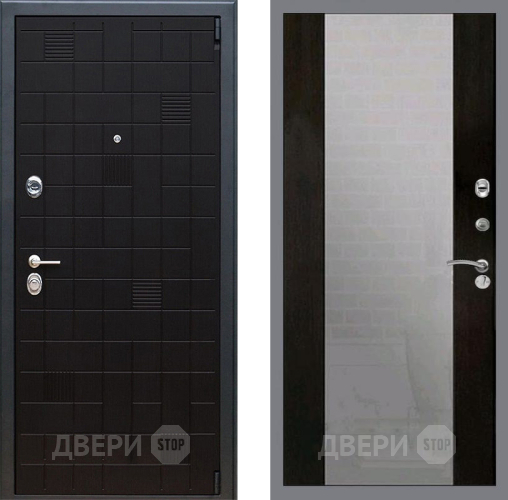 Входная металлическая Дверь Рекс (REX) 12 СБ-16 Зеркало Венге в Наро-Фоминске