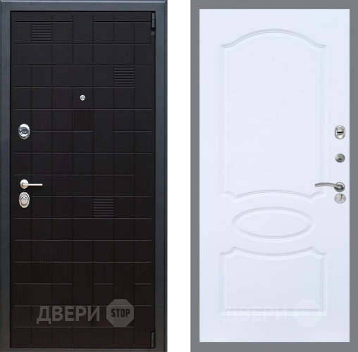 Входная металлическая Дверь Рекс (REX) 12 FL-128 Силк Сноу в Наро-Фоминске