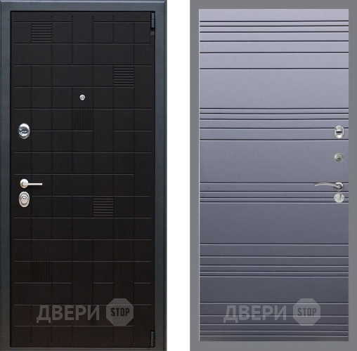 Входная металлическая Дверь Рекс (REX) 12 Line Силк титан в Наро-Фоминске