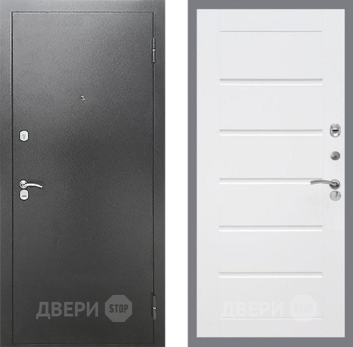 Входная металлическая Дверь Рекс (REX) Сити Сити Белый ясень в Наро-Фоминске
