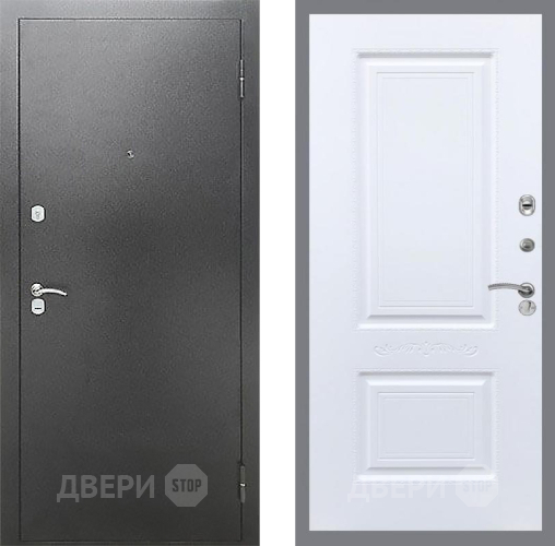 Входная металлическая Дверь Рекс (REX) Сити Смальта Силк Сноу в Наро-Фоминске