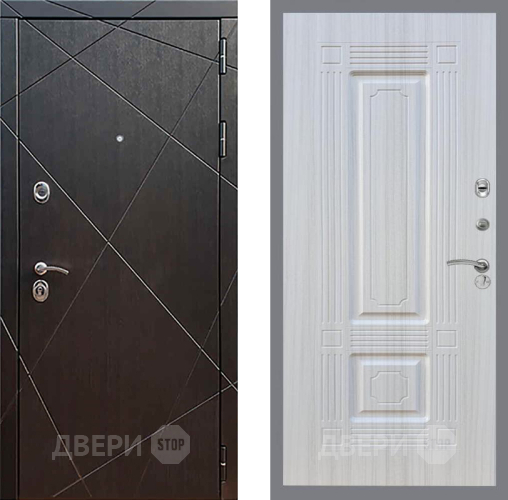 Входная металлическая Дверь Рекс (REX) 13 Венге FL-2 Сандал белый в Наро-Фоминске