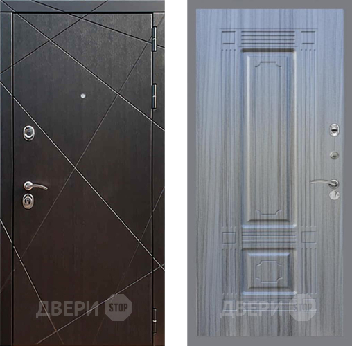 Входная металлическая Дверь Рекс (REX) 13 Венге FL-2 Сандал грей в Наро-Фоминске