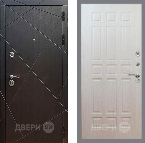 Входная металлическая Дверь Рекс (REX) 13 Венге FL-33 Беленый дуб в Наро-Фоминске