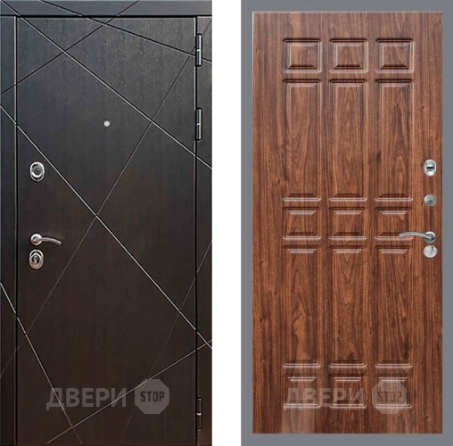 Входная металлическая Дверь Рекс (REX) 13 Венге FL-33 орех тисненый в Наро-Фоминске