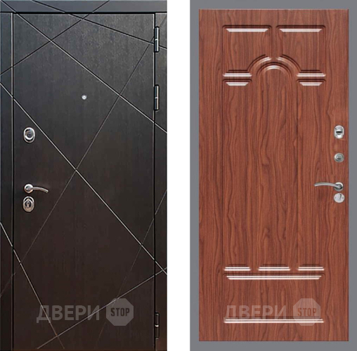 Входная металлическая Дверь Рекс (REX) 13 Венге FL-58 орех тисненый в Наро-Фоминске