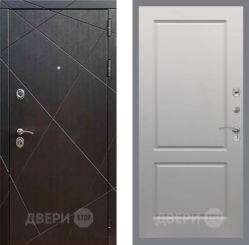 Входная металлическая Дверь Рекс (REX) 13 Венге FL-117 Грей софт в Наро-Фоминске