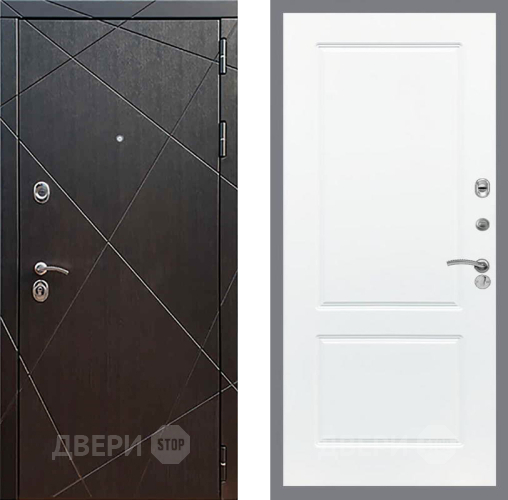 Входная металлическая Дверь Рекс (REX) 13 Венге FL-117 Силк Сноу в Наро-Фоминске