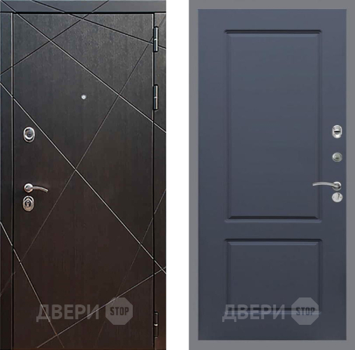 Входная металлическая Дверь Рекс (REX) 13 Венге FL-117 Силк титан в Наро-Фоминске