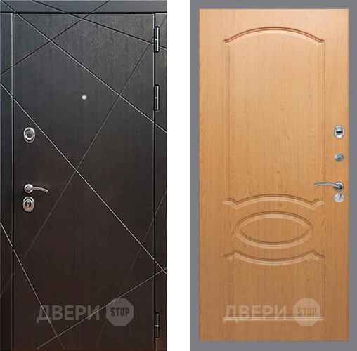 Входная металлическая Дверь Рекс (REX) 13 Венге FL-128 Дуб в Наро-Фоминске
