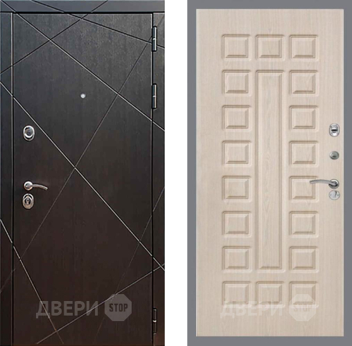 Входная металлическая Дверь Рекс (REX) 13 Венге FL-183 Беленый дуб в Наро-Фоминске