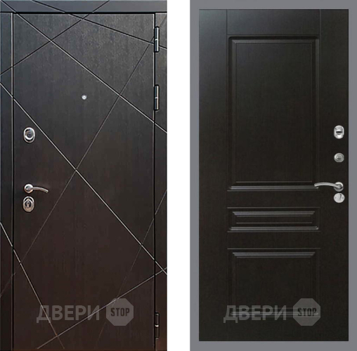 Входная металлическая Дверь Рекс (REX) 13 Венге FL-243 Венге в Наро-Фоминске