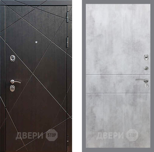Входная металлическая Дверь Рекс (REX) 13 Венге FL-290 Бетон светлый в Наро-Фоминске