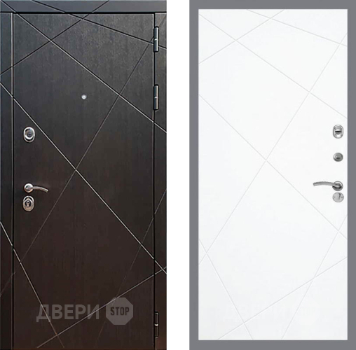 Входная металлическая Дверь Рекс (REX) 13 Венге FL-291 Силк Сноу в Наро-Фоминске