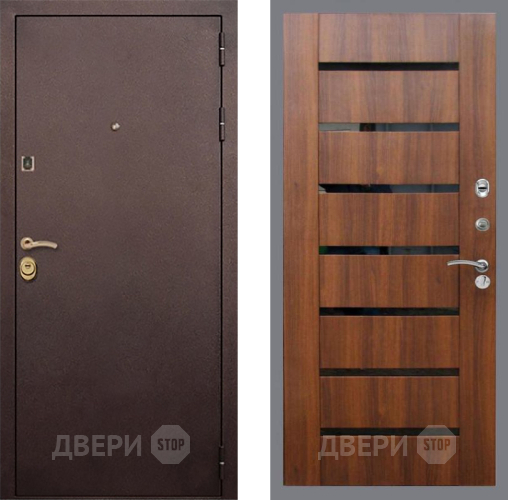 Дверь Рекс (REX) Лайт 3К СБ-14 стекло черное Орех бренди в Наро-Фоминске