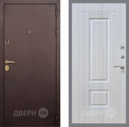 Входная металлическая Дверь Рекс (REX) Лайт 3К FL-2 Сандал белый в Наро-Фоминске