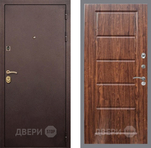 Входная металлическая Дверь Рекс (REX) Лайт 3К FL-39 орех тисненый в Наро-Фоминске