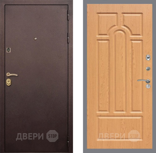 Входная металлическая Дверь Рекс (REX) Лайт 3К FL-58 Дуб в Наро-Фоминске