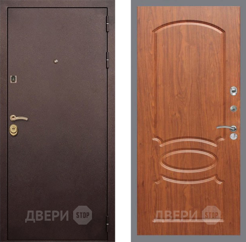 Входная металлическая Дверь Рекс (REX) Лайт 3К FL-128 Морёная берёза в Наро-Фоминске