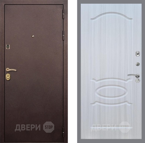 Входная металлическая Дверь Рекс (REX) Лайт 3К FL-128 Сандал белый в Наро-Фоминске
