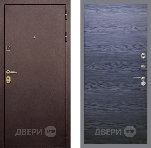 Входная металлическая Дверь Рекс (REX) Лайт 3К GL Дуб тангенальный черный в Наро-Фоминске