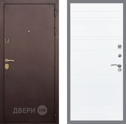 Дверь Рекс (REX) Лайт 3К Line Силк Сноу в Наро-Фоминске