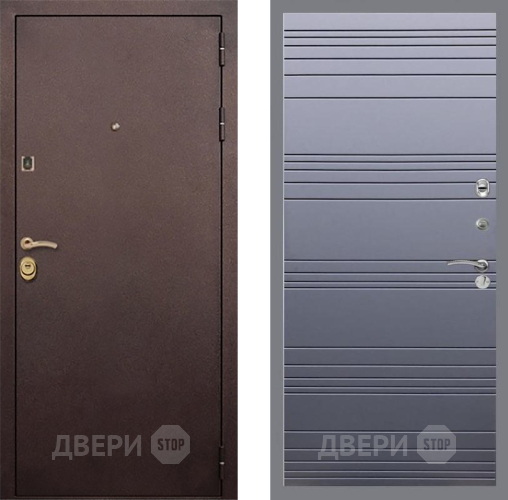 Дверь Рекс (REX) Лайт 3К Line Силк титан в Наро-Фоминске