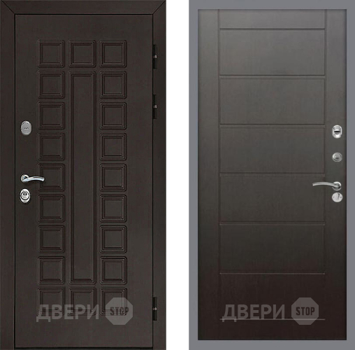 Входная металлическая Дверь Рекс (REX) Сенатор 3К Сити Венге в Наро-Фоминске