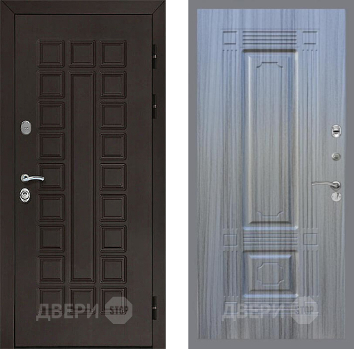 Входная металлическая Дверь Рекс (REX) Сенатор 3К FL-2 Сандал грей в Наро-Фоминске
