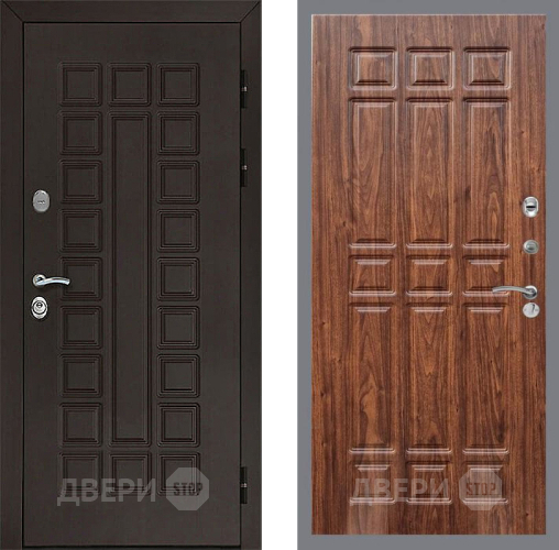 Дверь Рекс (REX) Сенатор 3К FL-33 орех тисненый в Наро-Фоминске