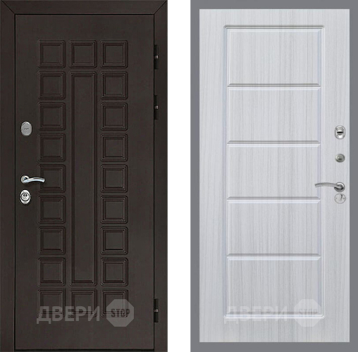 Входная металлическая Дверь Рекс (REX) Сенатор 3К FL-39 Сандал белый в Наро-Фоминске