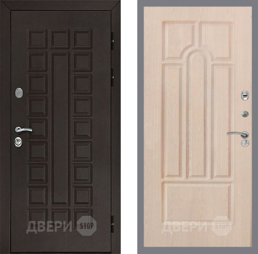 Входная металлическая Дверь Рекс (REX) Сенатор 3К FL-58 Беленый дуб в Наро-Фоминске