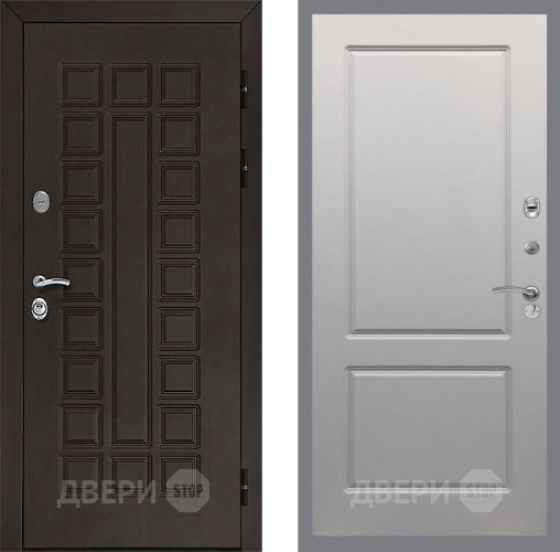 Входная металлическая Дверь Рекс (REX) Сенатор 3К FL-117 Грей софт в Наро-Фоминске