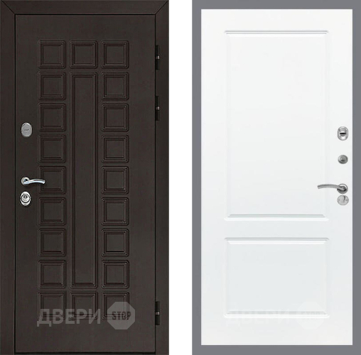 Входная металлическая Дверь Рекс (REX) Сенатор 3К FL-117 Силк Сноу в Наро-Фоминске